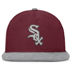 Chicago White Sox Front Office Snapback Hat - Wine