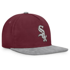 Chicago White Sox Front Office Snapback Hat - Wine