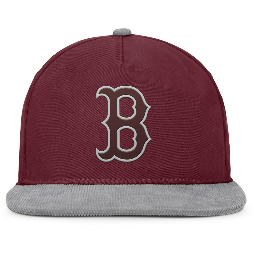 Boston Red Sox Front Office Snapback Hat - Wine