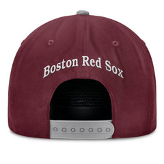 Boston Red Sox Front Office Snapback Hat - Wine