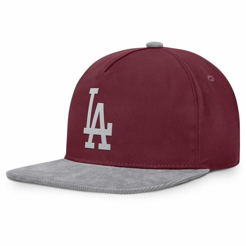Los Angeles Dodgers Front Office Snapback Hat - Wine