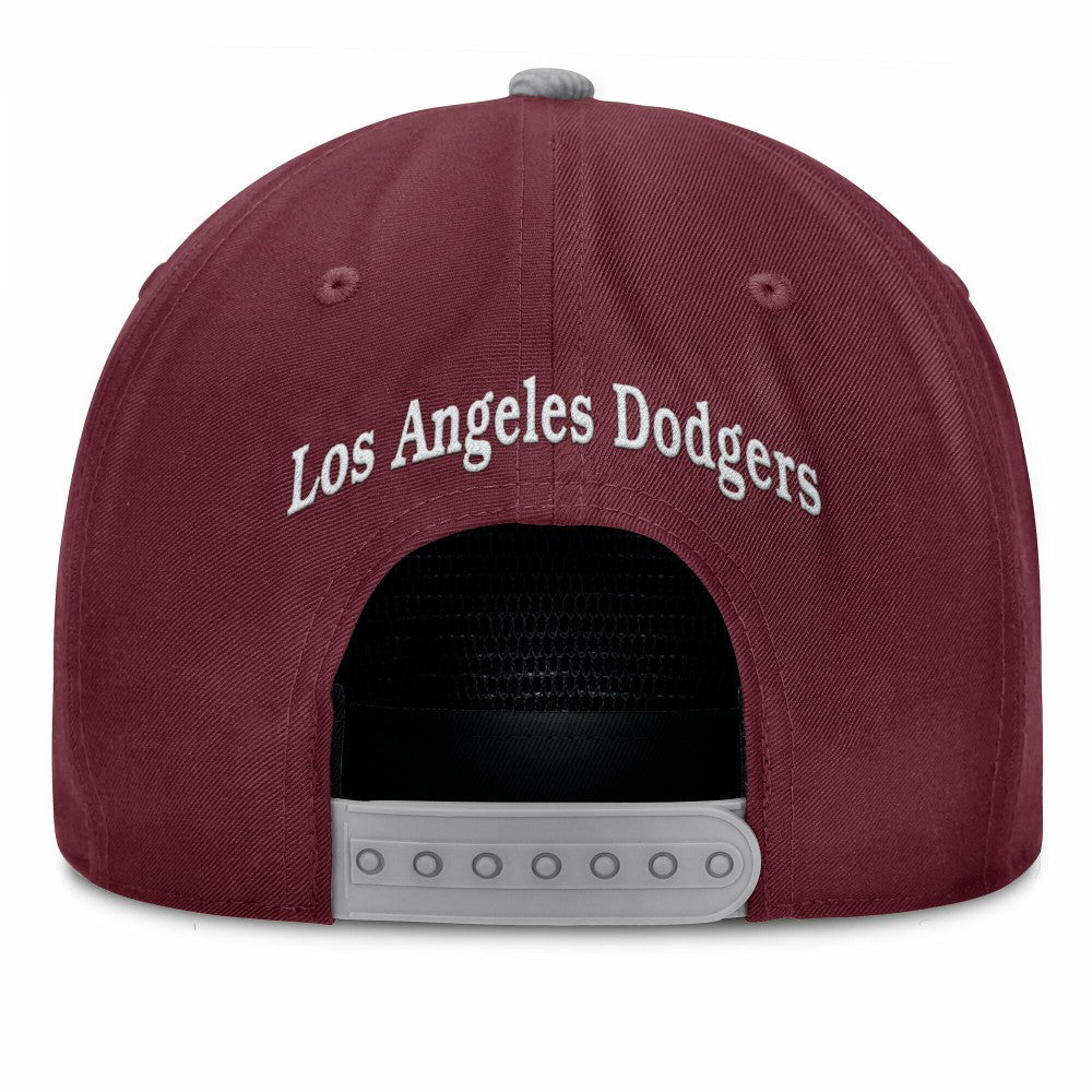 Los Angeles Dodgers Front Office Snapback Hat - Wine
