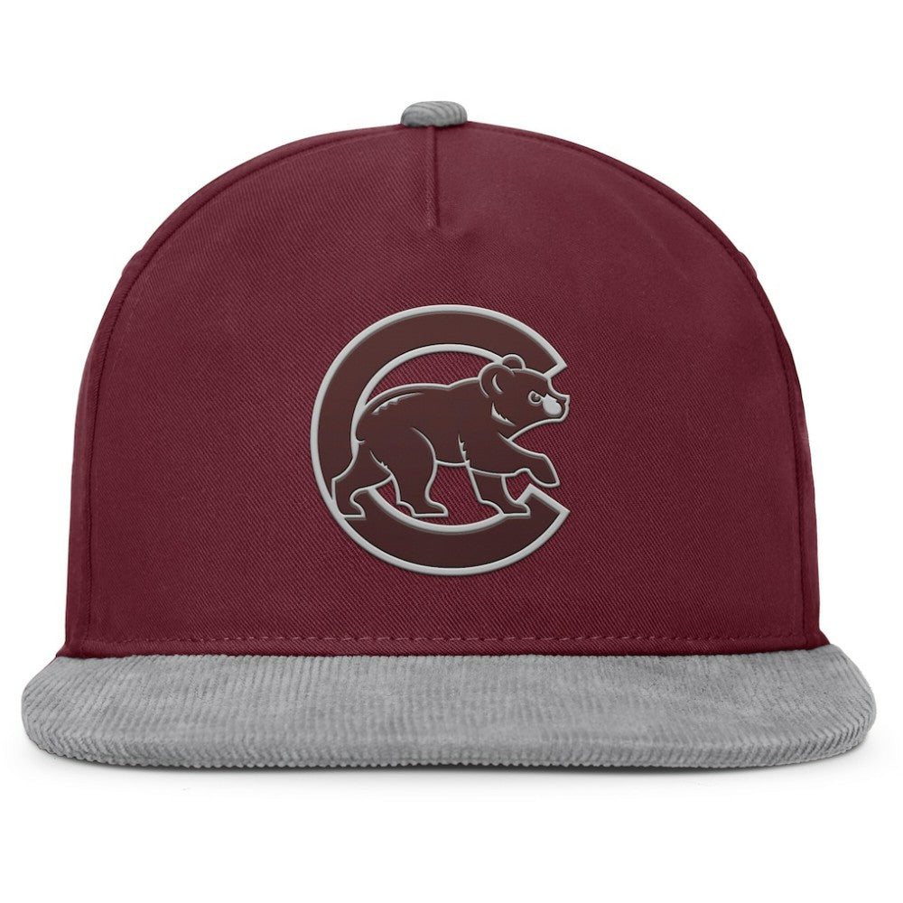 Chicago Cubs Front Office Snapback Hat - Wine