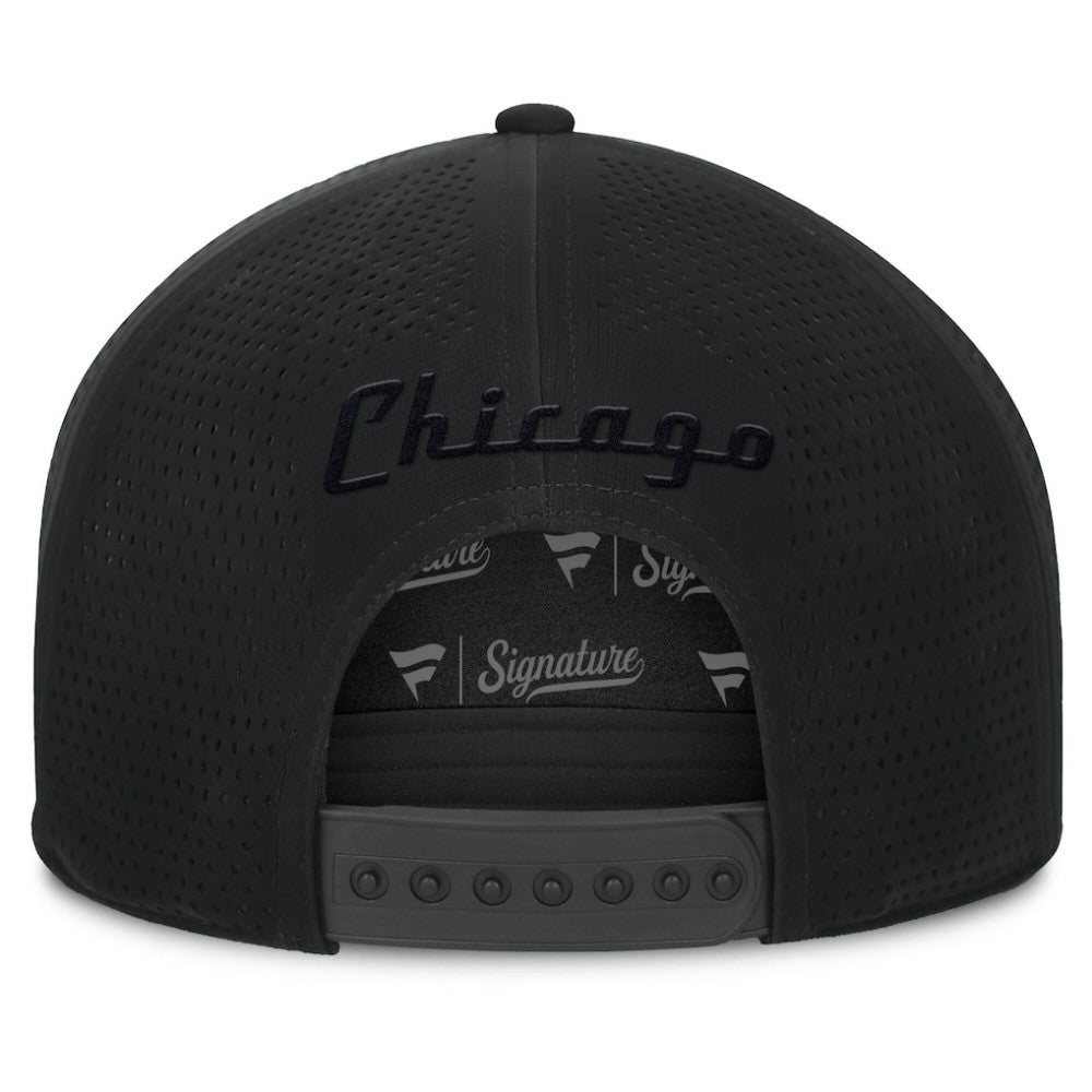 Chicago White Sox Horizon Snapback Hat - Black