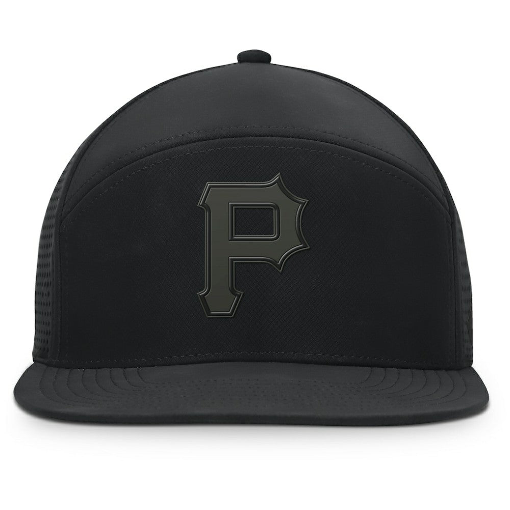 Pittsburgh Pirates Horizon Snapback Hat - Black