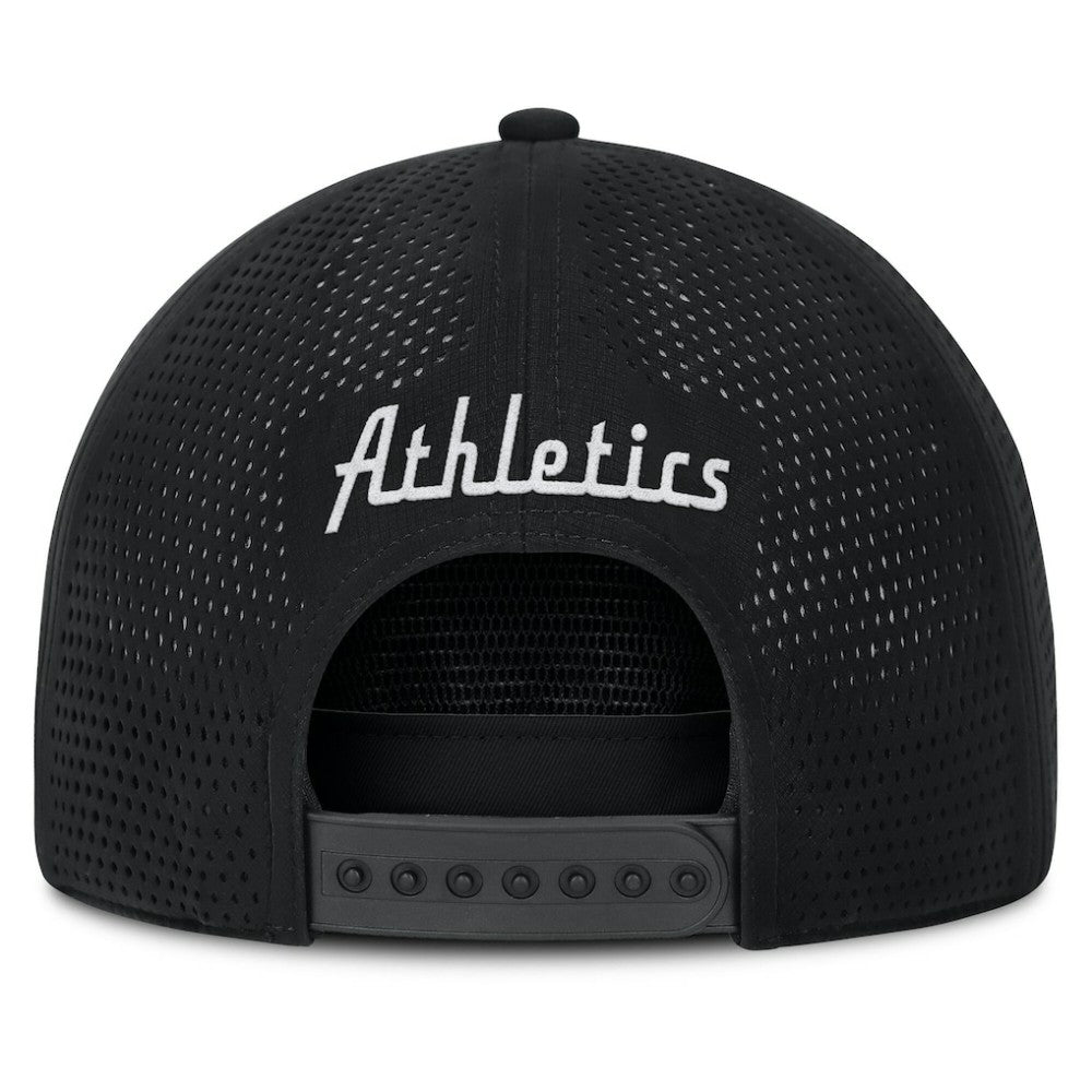 Oakland Athletics Signature A-Frame Adjustable Hat - Black