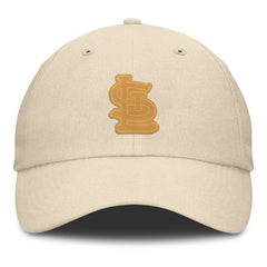 St. Louis Cardinals Front Office Leather Patch Adjustable Hat - Cream
