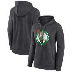 Boston Celtics Women's Primary Logo Pullover Hoodie - Charcoal shop