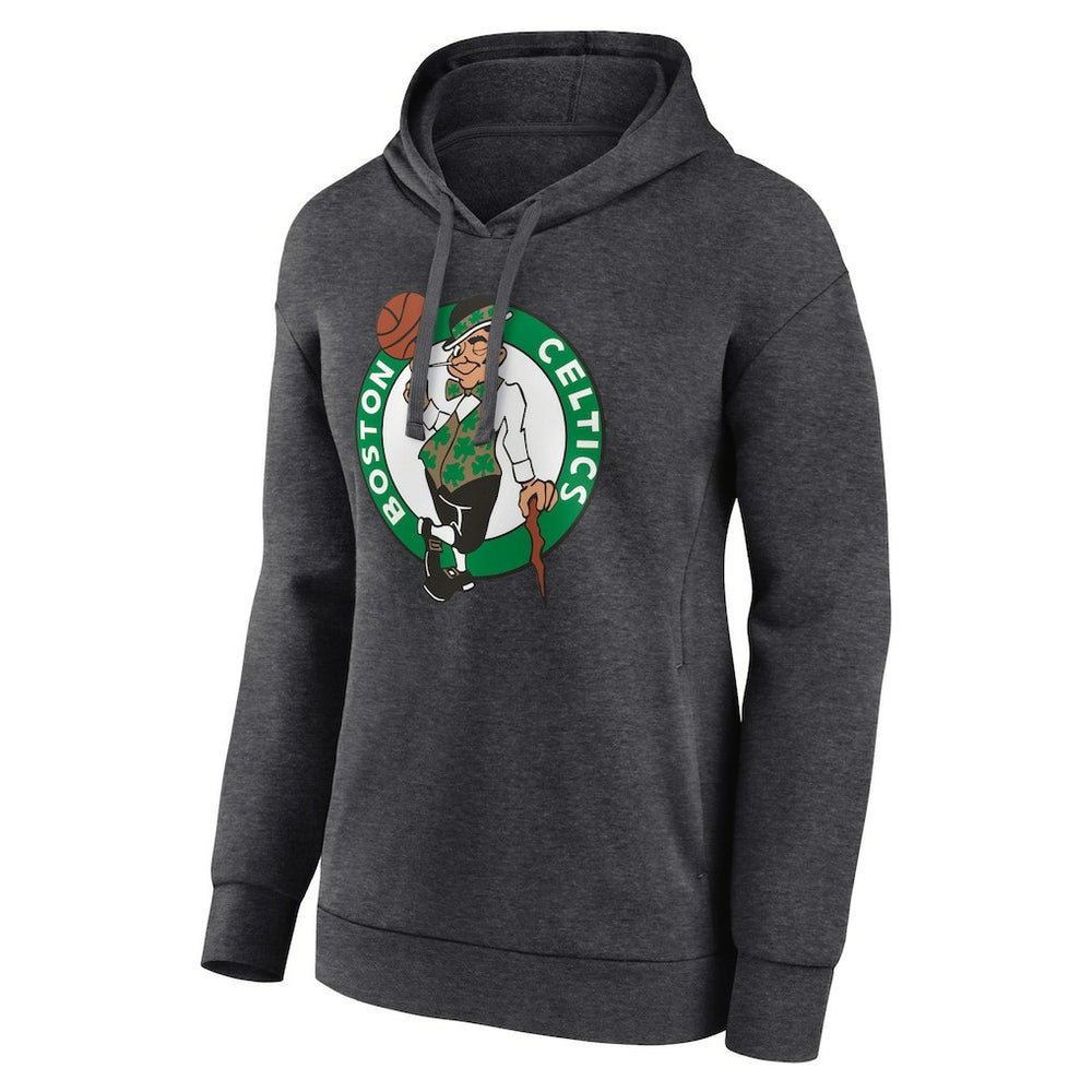 Boston Celtics Women's Primary Logo Pullover Hoodie - Charcoal shop
