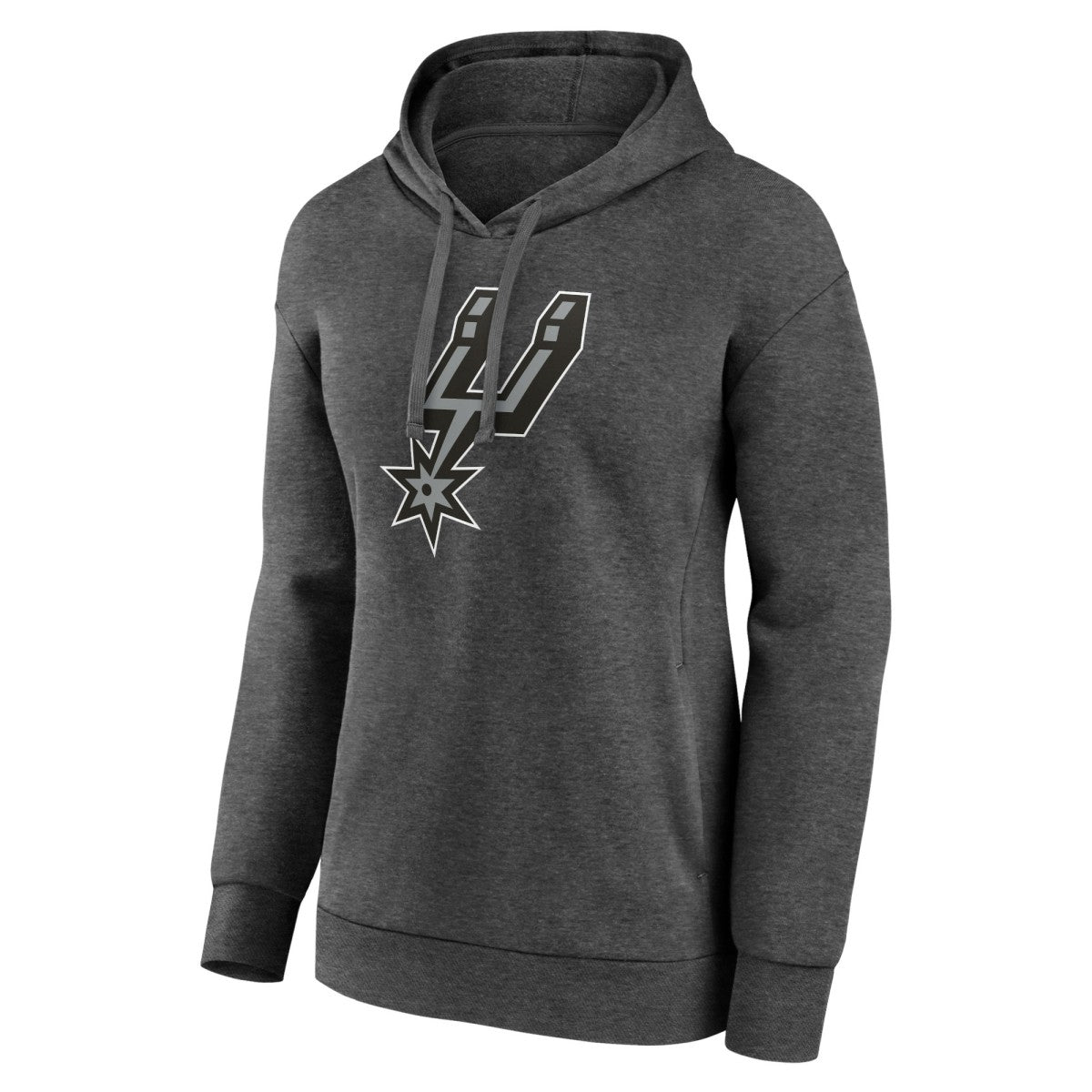 San Antonio Spurs Women's Primary Logo Pullover Hoodie - Charcoal online