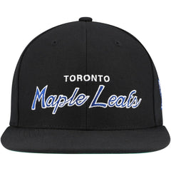 Toronto Maple Leafs Mitchell & Ness Core Team Script 2.0 Snapback Hat