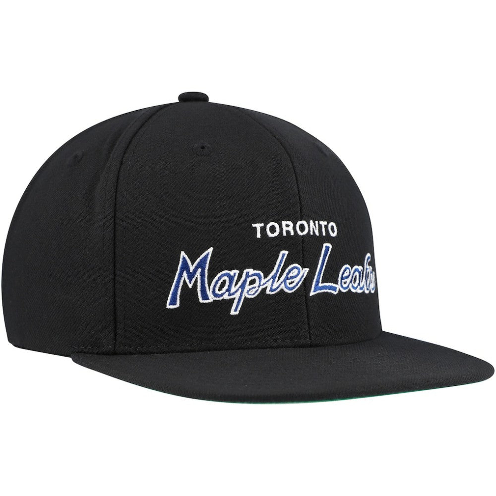 Toronto Maple Leafs Mitchell & Ness Core Team Script 2.0 Snapback Hat
