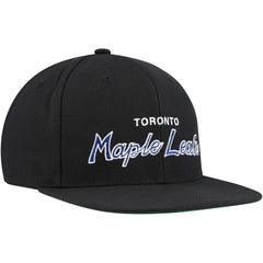 Toronto Maple Leafs Mitchell & Ness Core Team Script 2.0 Snapback Hat