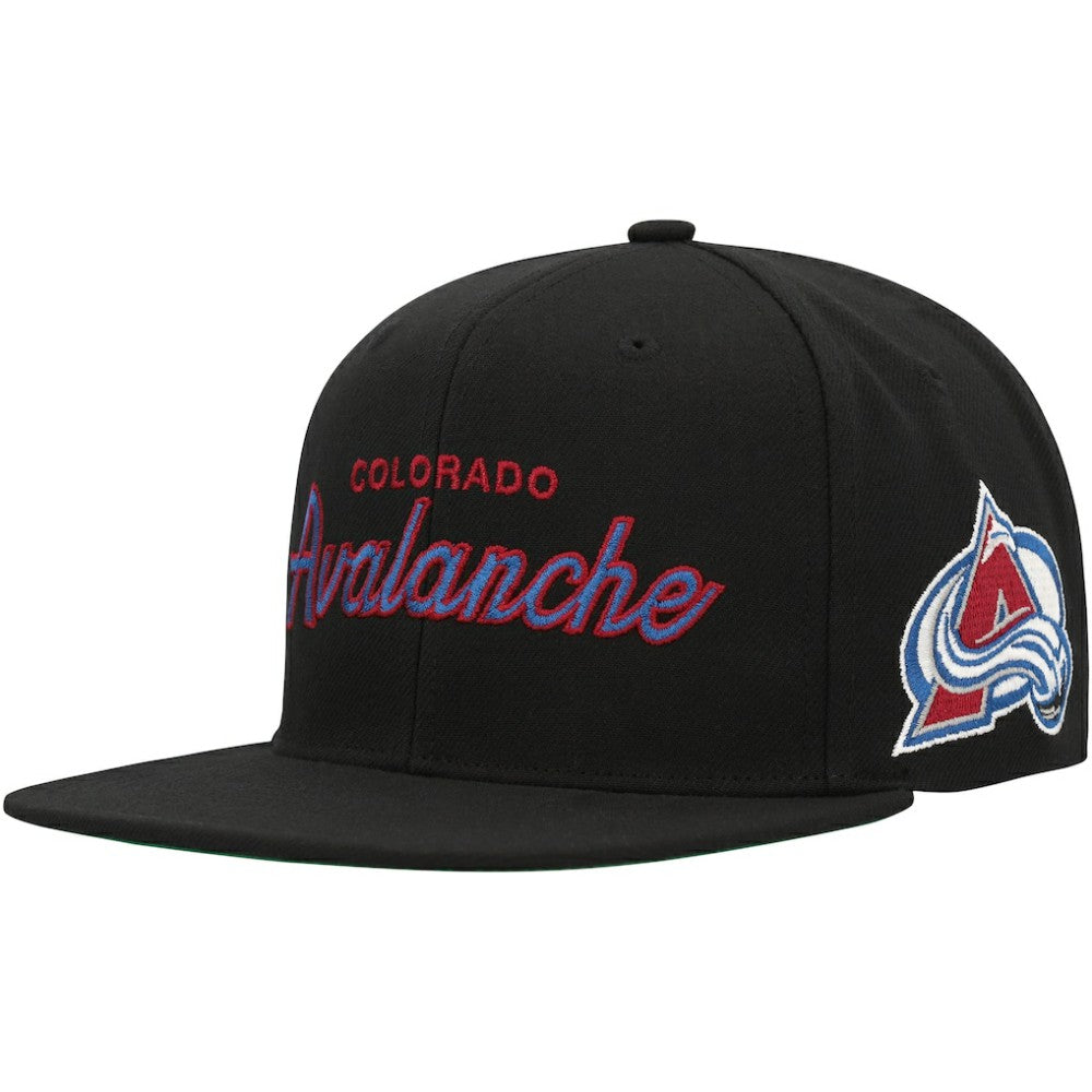 Colorado Avalanche Mitchell & Ness Core Team Script 2.0 Snapback Hat