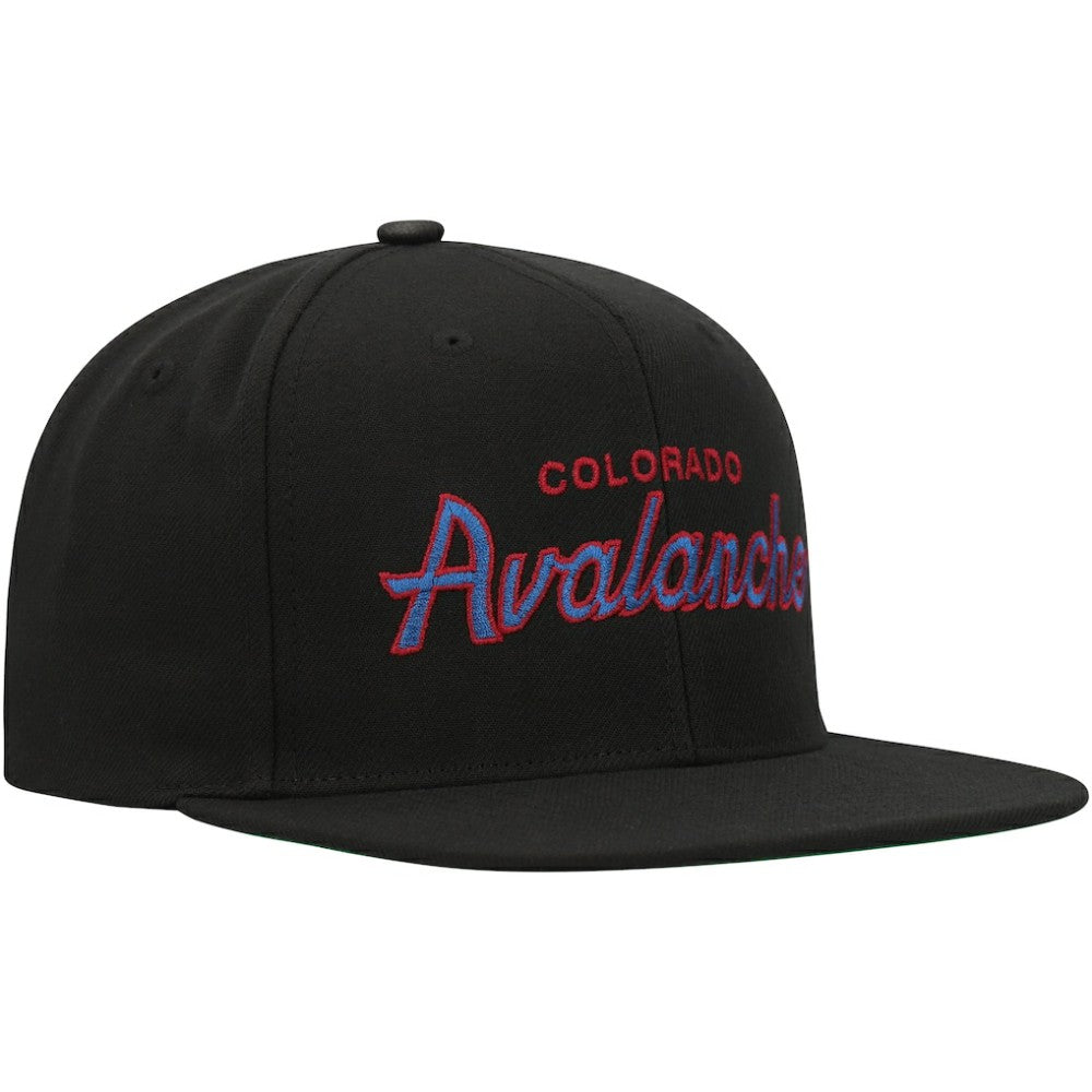 Colorado Avalanche Mitchell & Ness Core Team Script 2.0 Snapback Hat