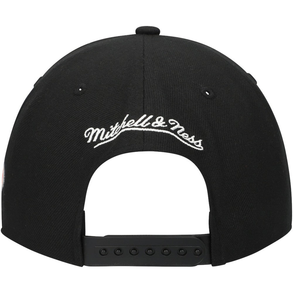 Carolina Hurricanes Mitchell & Ness Core Team Script 2.0 Snapback Hat