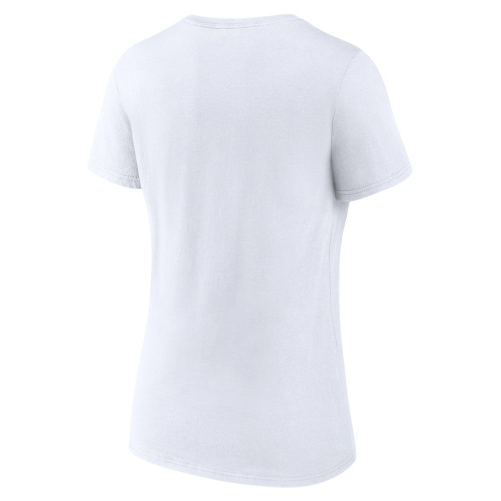 San Diego Padres Women's Official Logo V-Neck T-Shirt - White