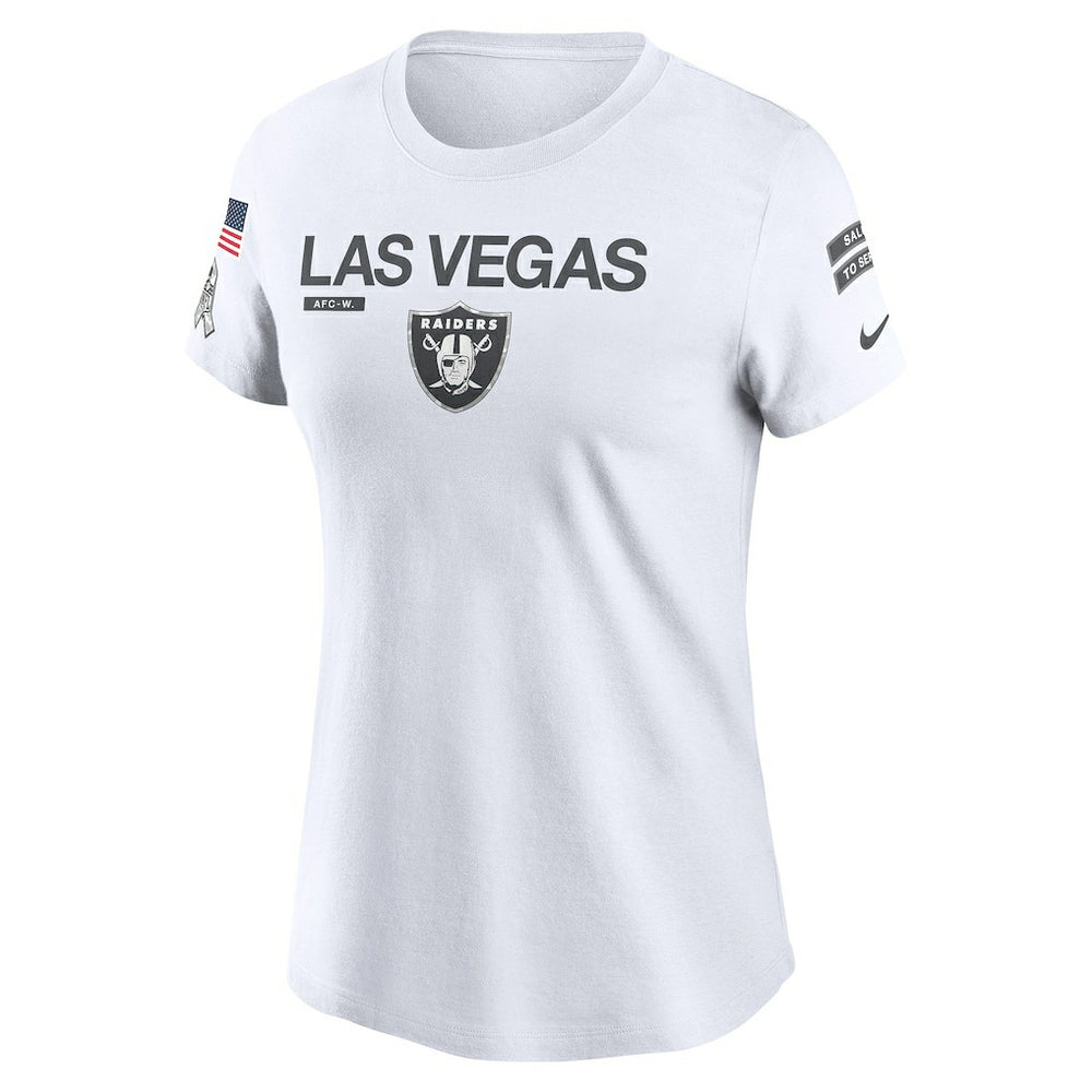 NFL Las Vegas Raiders Women's 2024 Salute To Service Legend Performance T-Shirt