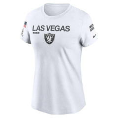 NFL Las Vegas Raiders Women's 2024 Salute To Service Legend Performance T-Shirt