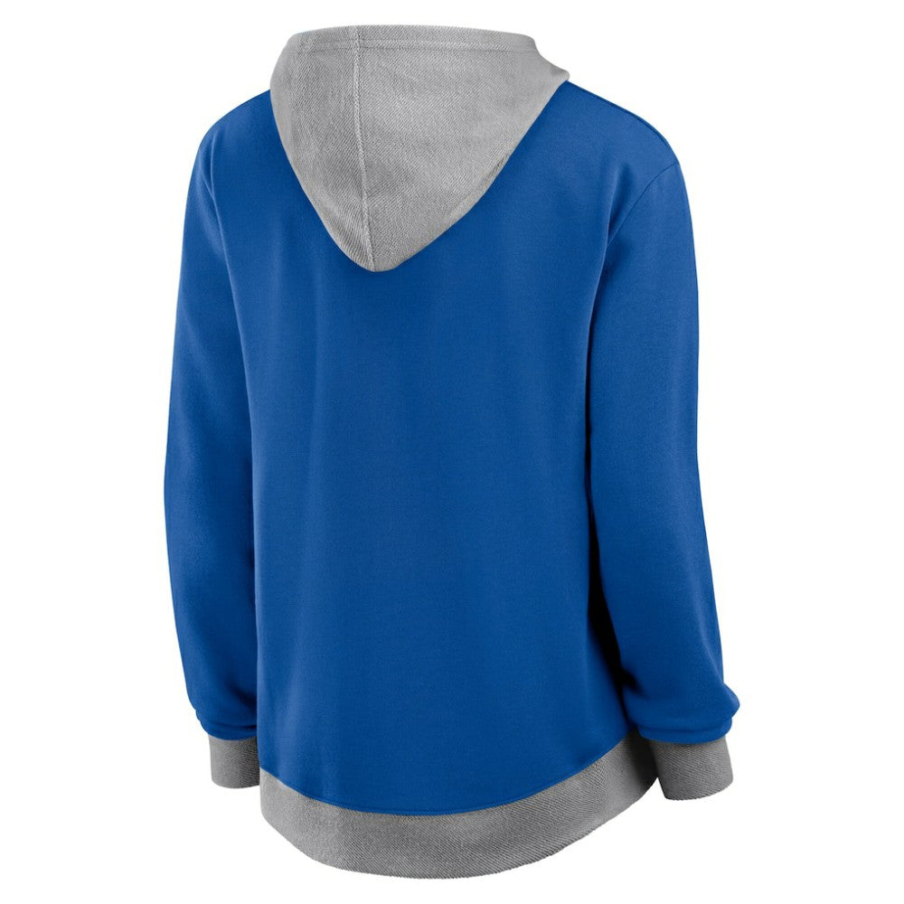 Texas Rangers Women's Hit It French Terry Full-Zip Hoodie - Royal