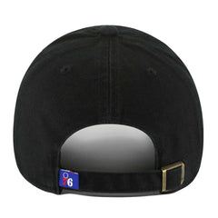 Philadelphia 76ers '47 Core Logo Clean Up Adjustable Hat - Black | 47 brand shop
