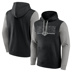 Los Angeles Kings Logo Athletic Deliver Fleece Pullover Hoodie