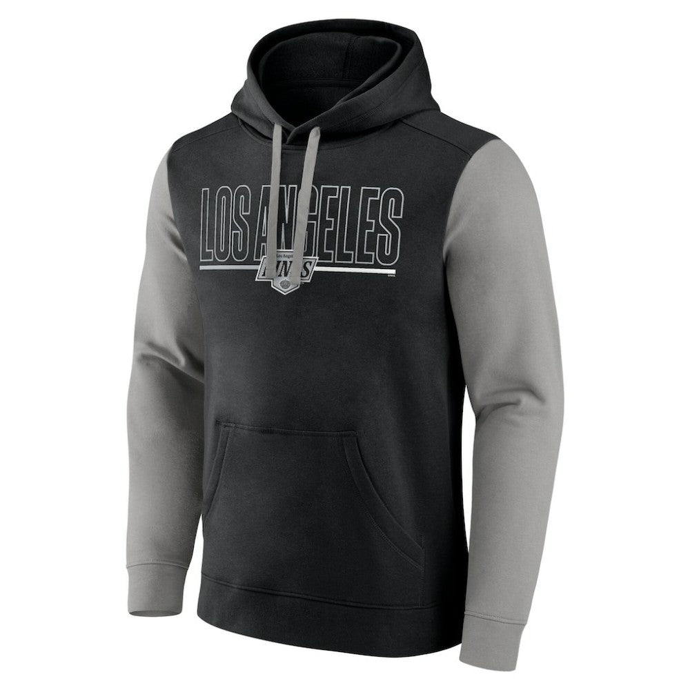 Los Angeles Kings Logo Athletic Deliver Fleece Pullover Hoodie