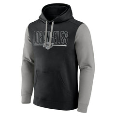 Los Angeles Kings Logo Athletic Deliver Fleece Pullover Hoodie
