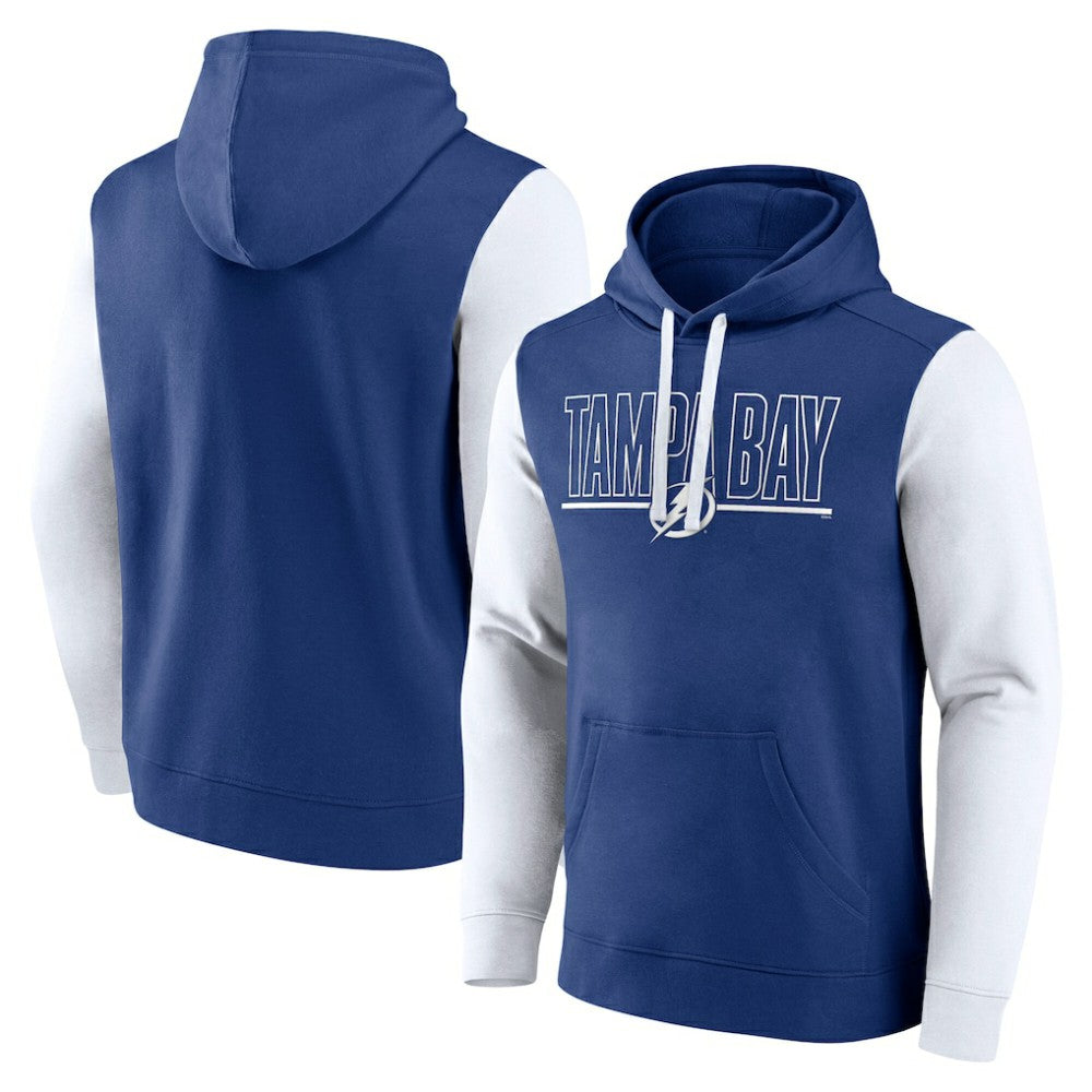 Tampa Bay Lightning Logo Athletic Deliver Fleece Pullover Hoodie