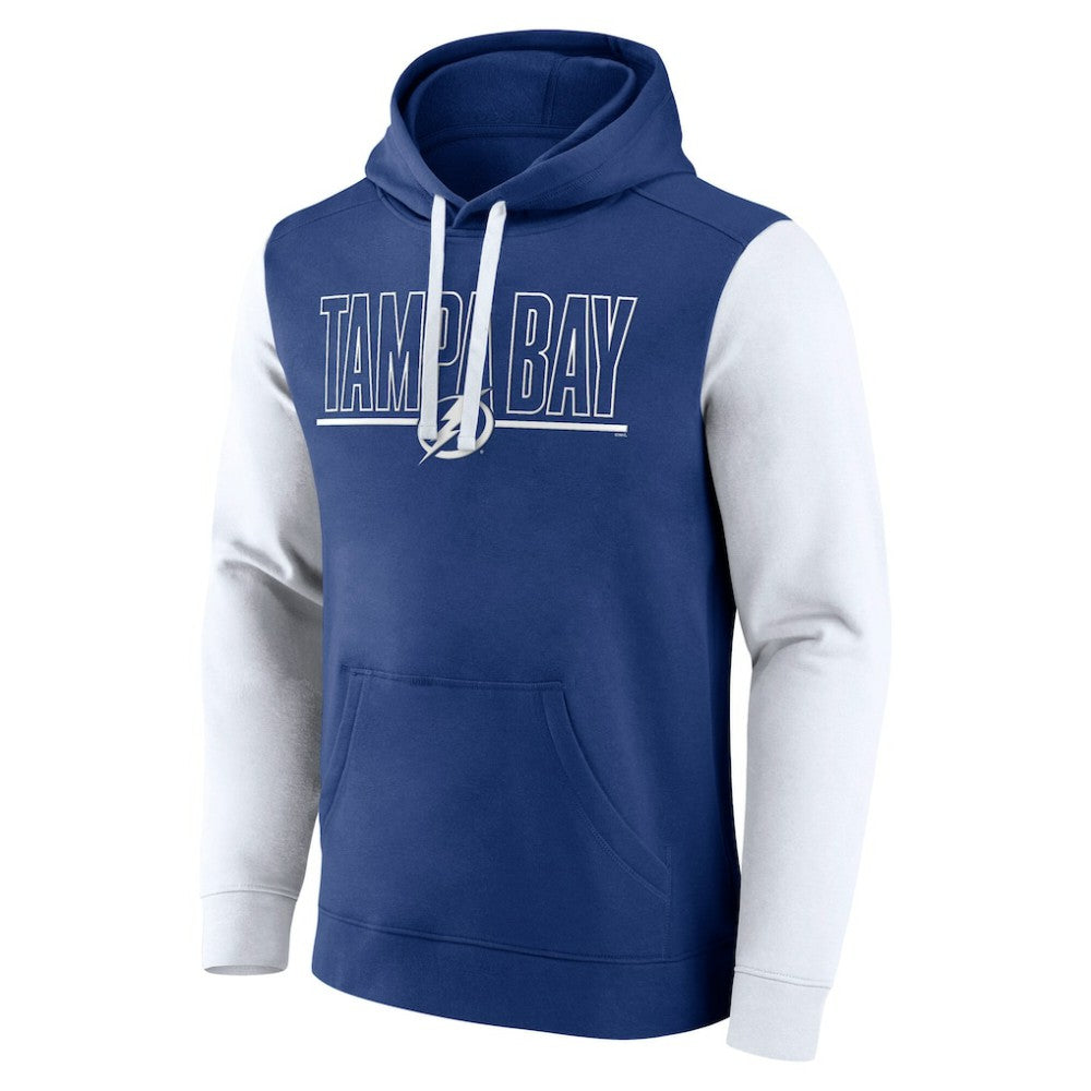 Tampa Bay Lightning Logo Athletic Deliver Fleece Pullover Hoodie