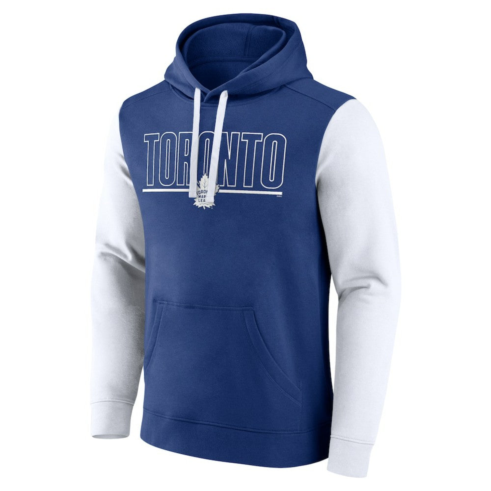 Toronto Maple Leafs Logo Athletic Deliver Fleece Pullover Hoodie