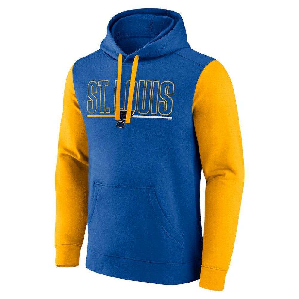 St. Louis Blues Logo Athletic Deliver Fleece Pullover Hoodie