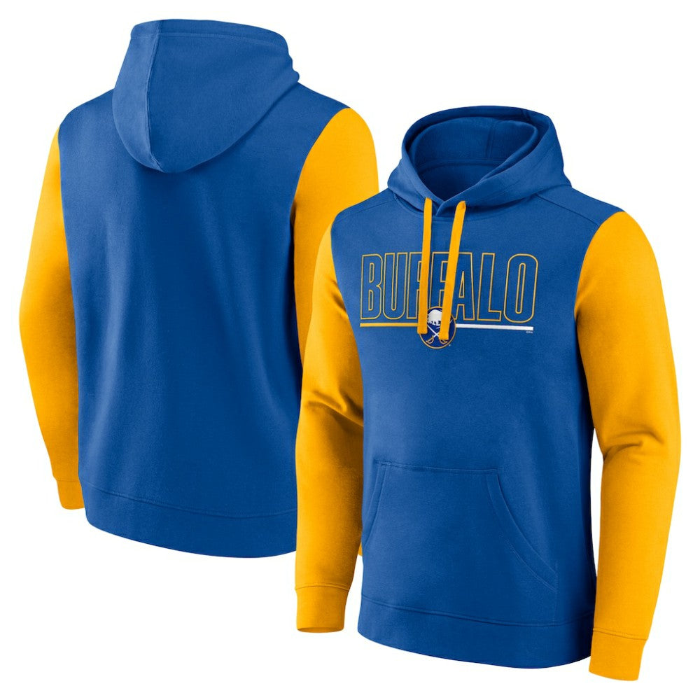 Buffalo Sabres Logo Athletic Deliver Fleece Pullover Hoodie