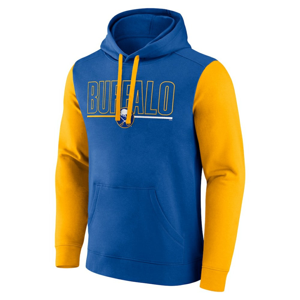 Buffalo Sabres Logo Athletic Deliver Fleece Pullover Hoodie