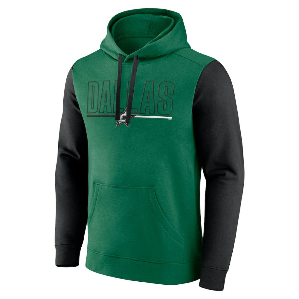 Dallas Stars Logo Athletic Deliver Fleece Pullover Hoodie
