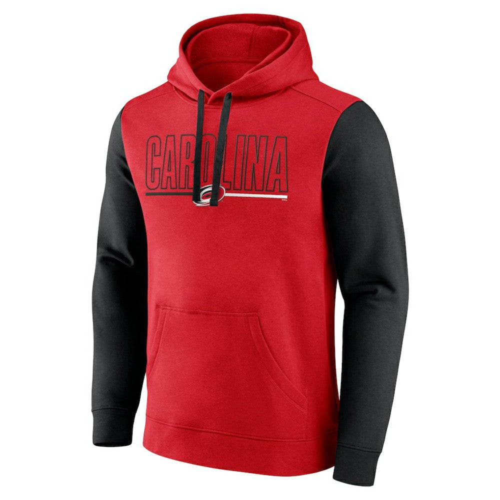 Carolina Hurricanes Logo Athletic Deliver Fleece Pullover Hoodie