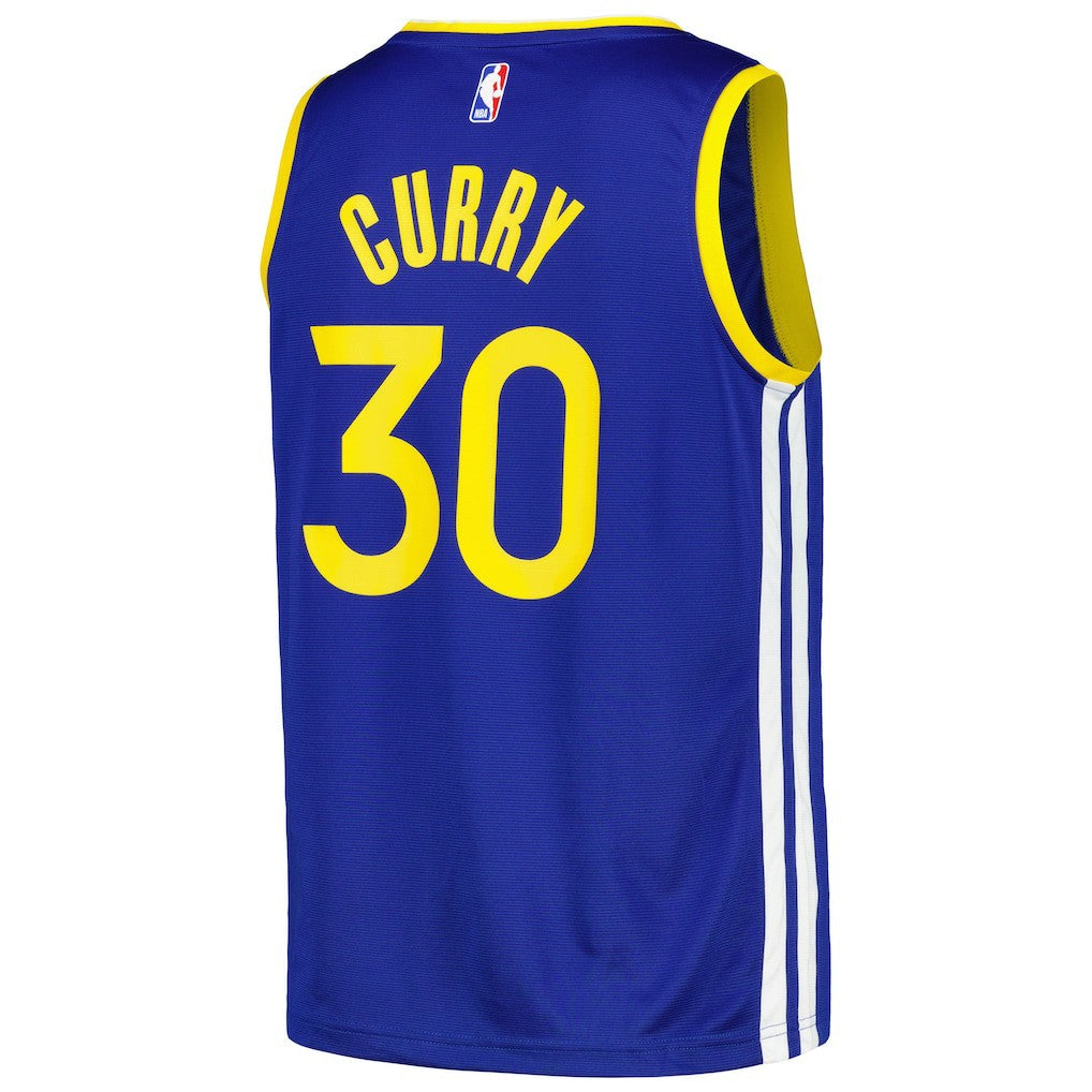 Stephen Curry Golden State Warriors Fast Break Player Badge Jersey sale - Royal | Fanatics online