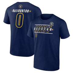 Tyrese Haliburton 2024 NBA All-Star Game Rebound Battle Name & Number T-Shirt - Navy | Fanatics on sale