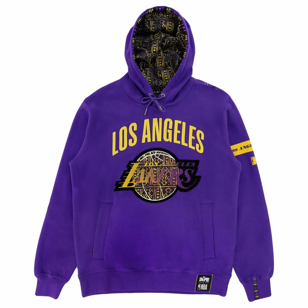 Los Angeles Lakers NBA x Two Hype Unisex Culture & Hoops Heavyweight Pullover Hoodie - Purple online