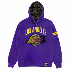 Los Angeles Lakers NBA x Two Hype Unisex Culture & Hoops Heavyweight Pullover Hoodie - Purple online