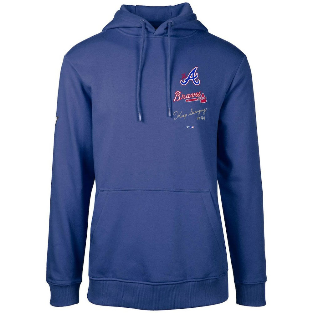 Atlanta Braves Levelwear City Connect Podium Baseline Pullover Hoodie - Royal