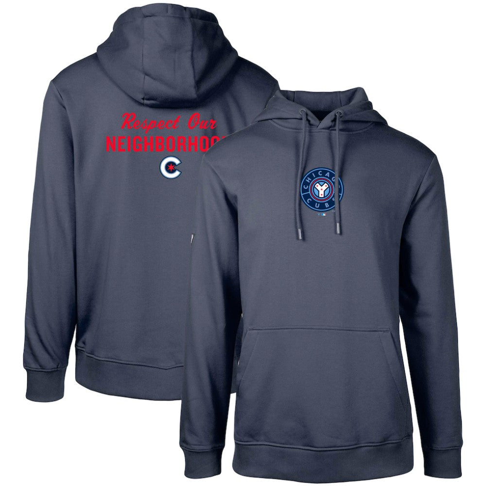 Chicago Cubs Levelwear City Connect Podium Core 2.0 Pullover Hoodie - Navy