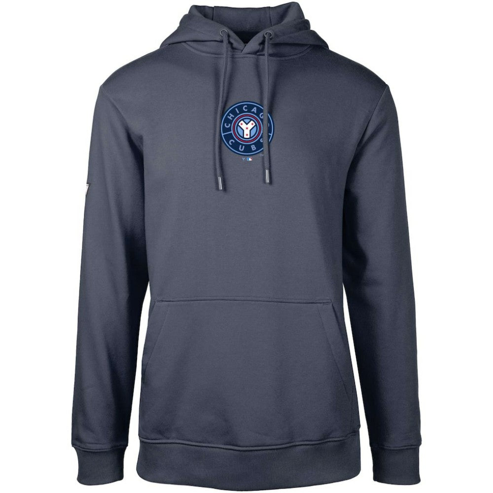 Chicago Cubs Levelwear City Connect Podium Core 2.0 Pullover Hoodie - Navy