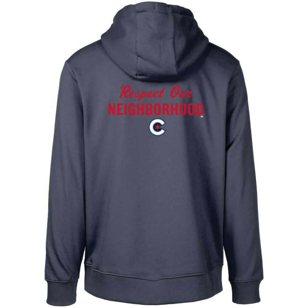 Chicago Cubs Levelwear City Connect Podium Core 2.0 Pullover Hoodie - Navy