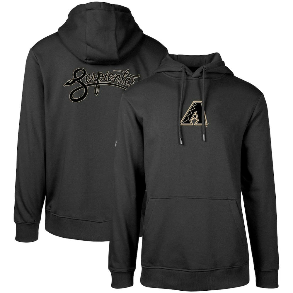 Arizona Diamondbacks Levelwear City Connect Podium Core 2.0 Pullover Hoodie - Black