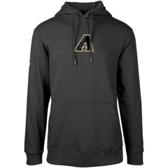 Arizona Diamondbacks Levelwear City Connect Podium Core 2.0 Pullover Hoodie - Black