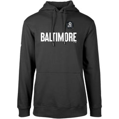 Baltimore Orioles Levelwear City Connect Podium Core Logo Pullover Hoodie - Black