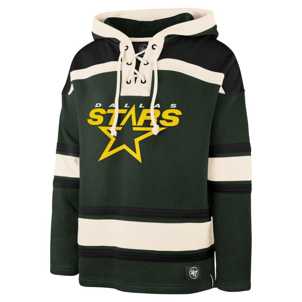 Mike Modano Dallas Stars '47 Retired Player Name & Number Lacer Pullover Hoodie