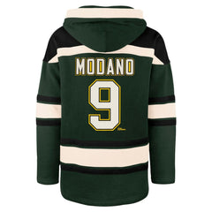 Mike Modano Dallas Stars '47 Retired Player Name & Number Lacer Pullover Hoodie