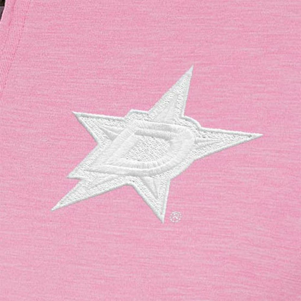 Dallas Stars Antigua Women's White Logo Mentor Quarter-Zip Jacket